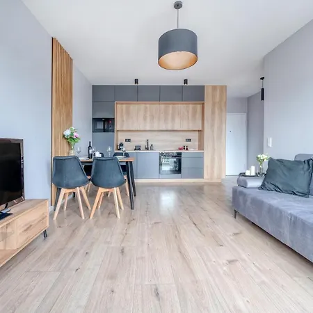 Milionowa - Parking, Balcony And Workspace - By Rentujemy