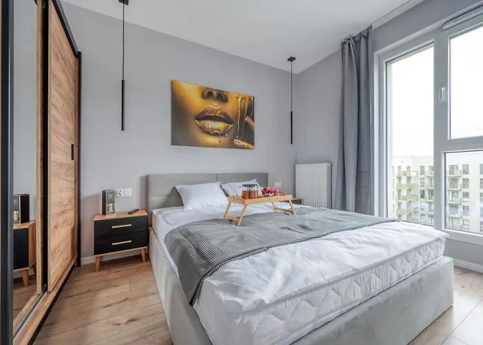 Apartman Milionowa - Parking, Balcony And Workspace - By Rentujemy